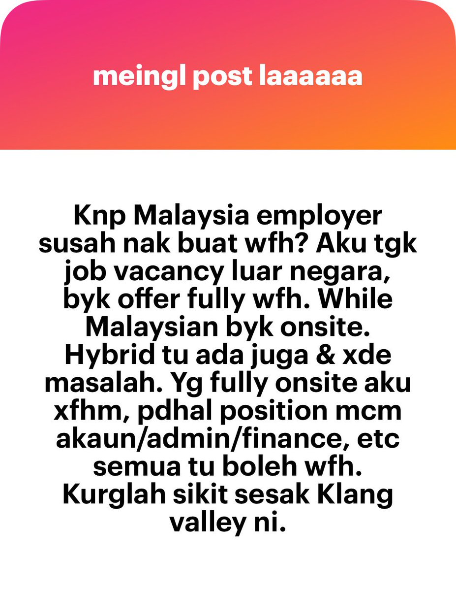 meinmokhtar's tweet photo. Sebab depa tak percaya staf selagi tak kerja depan depa https://t.co/hLkFiNqlEH