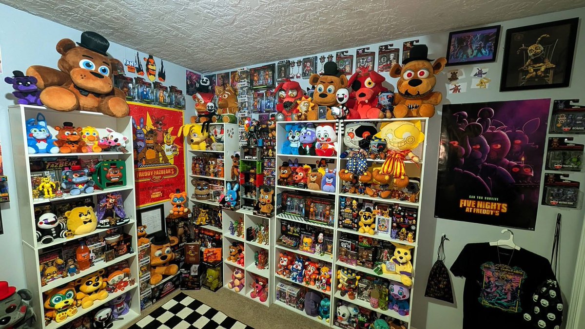 “Why do you need a 2 bedroom house” because where am I going to put the fnaf corner?