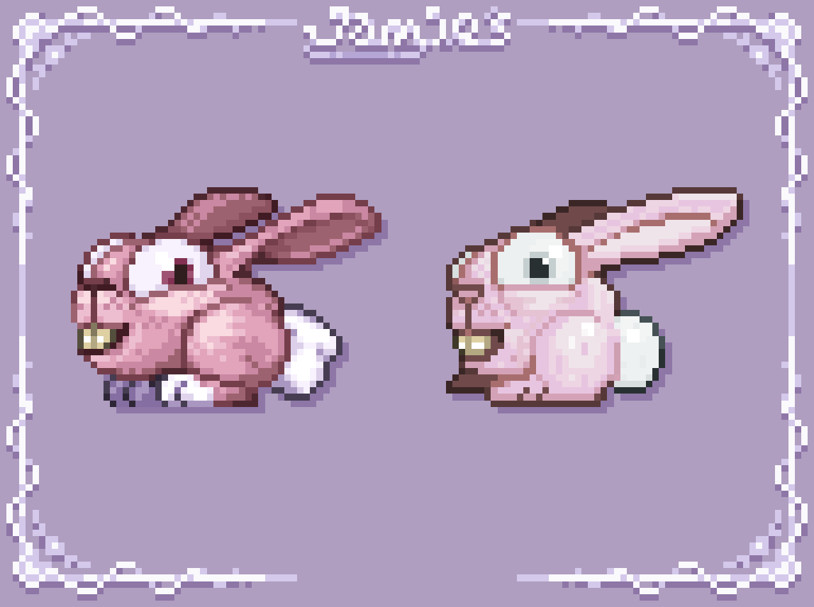 Lepus Re-sprite!!  

#Terraria #BiggerAndBoulder #Pixelart