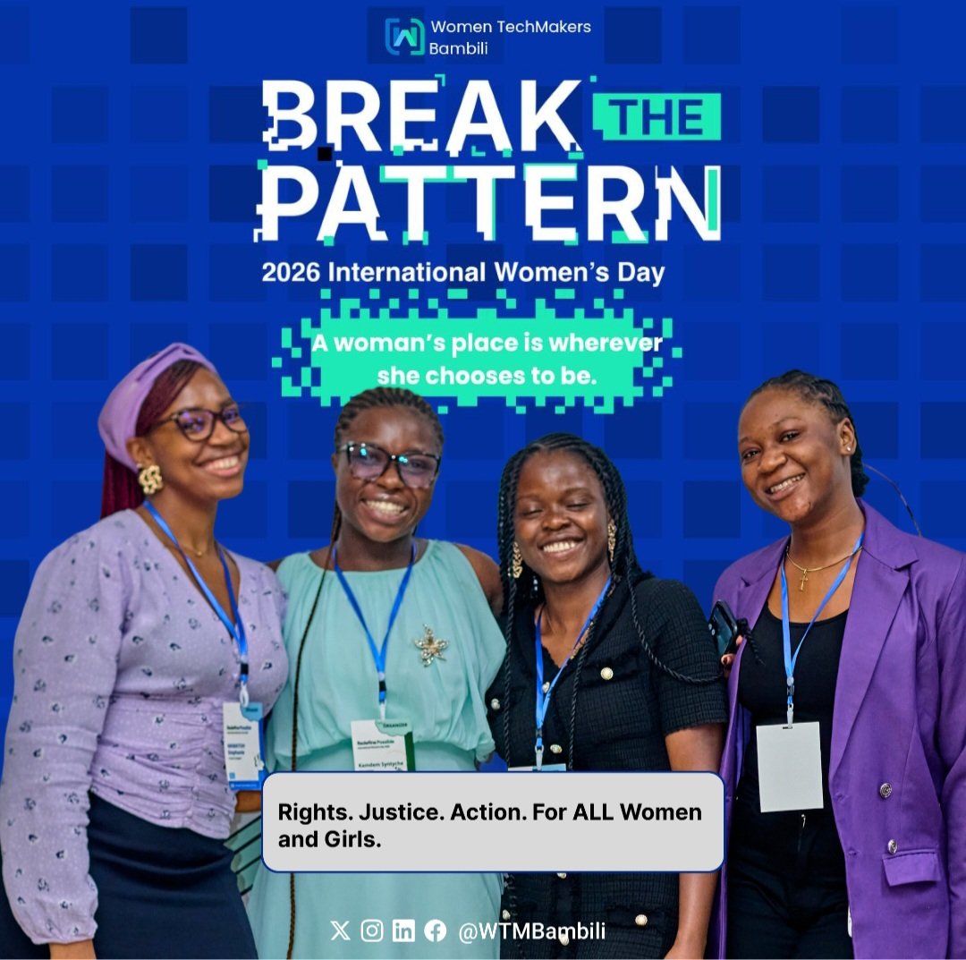 Women Techmakers Bambili #IWD2026 tweet media