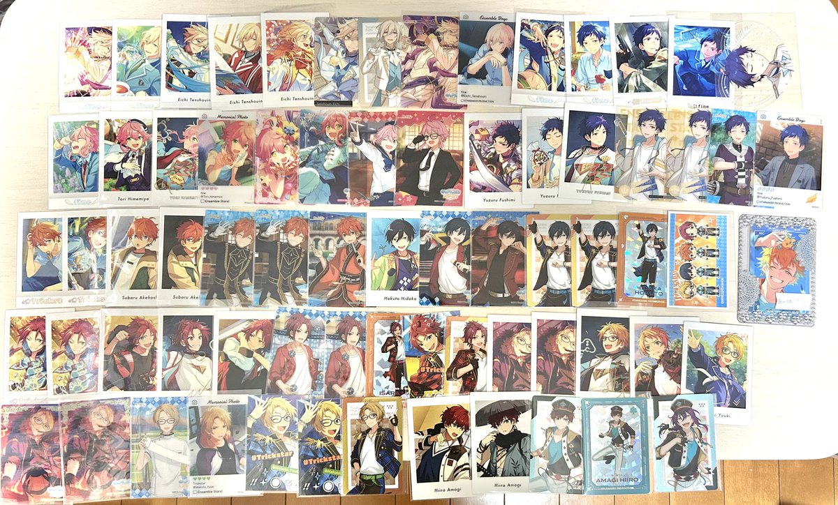 __ya10's tweet photo. あんスタ ぱしゃこれ クリカ エモカ 特典 色紙 ぱしゃっつ 譲渡

譲  スバル 北斗 真緒 真 英智 桃李 弓弦 司 レオ 泉 凛月 嵐 友也 なずな 創 光 一彩 藍良 マヨイ 巽 ニキ 燐音 HiMERU こはく

求  1点90円＋送料

・まとめて優先
・5枚〜
・郵送のみ。
・横浜銀行振込>ゆうちょ銀行>>>PayPay
⬇️ https://t.co/BiKDy1LM0S