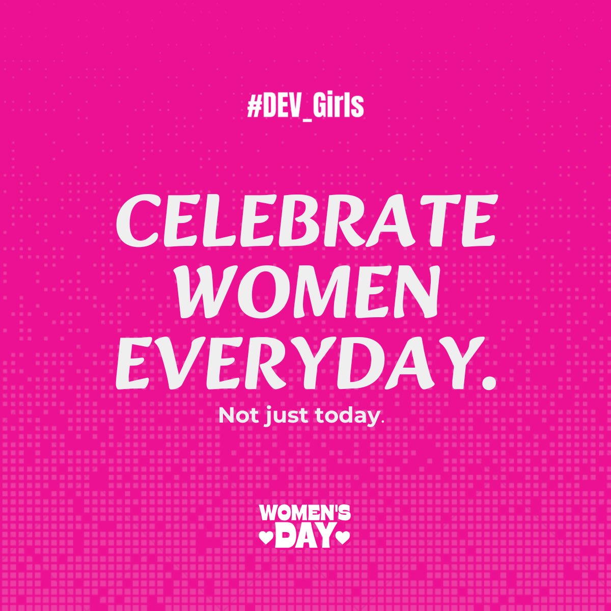 Célébrer les femmes, ce n’est pas seulement aujourd’hui. C’est tous les jours.
Chez Dev Girls, on avance ensemble dans la tech.
#JourneeDesDroitsDesFemmes #WomenInTech #DevGirls