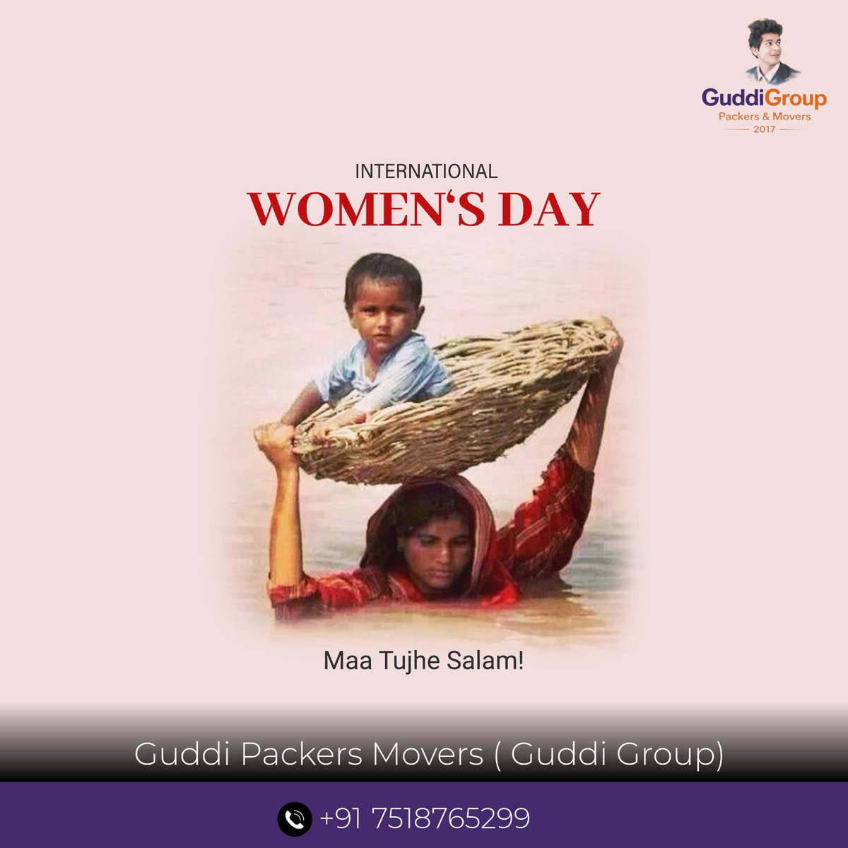 Guddipackers's tweet photo. Strong women build strong societies. 💜
On this International Women’s Day, let’s appreciate the women who inspire us every day.
#WomensDay #Respect #EmpowerWomen https://t.co/VYuGOkOC9w