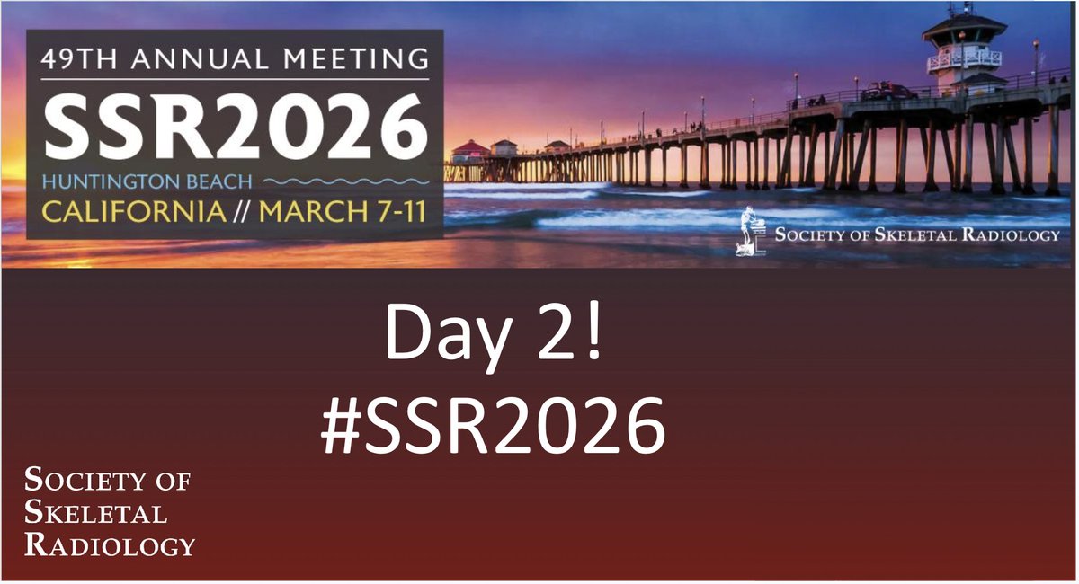 Society of Skeletal Radiology tweet media