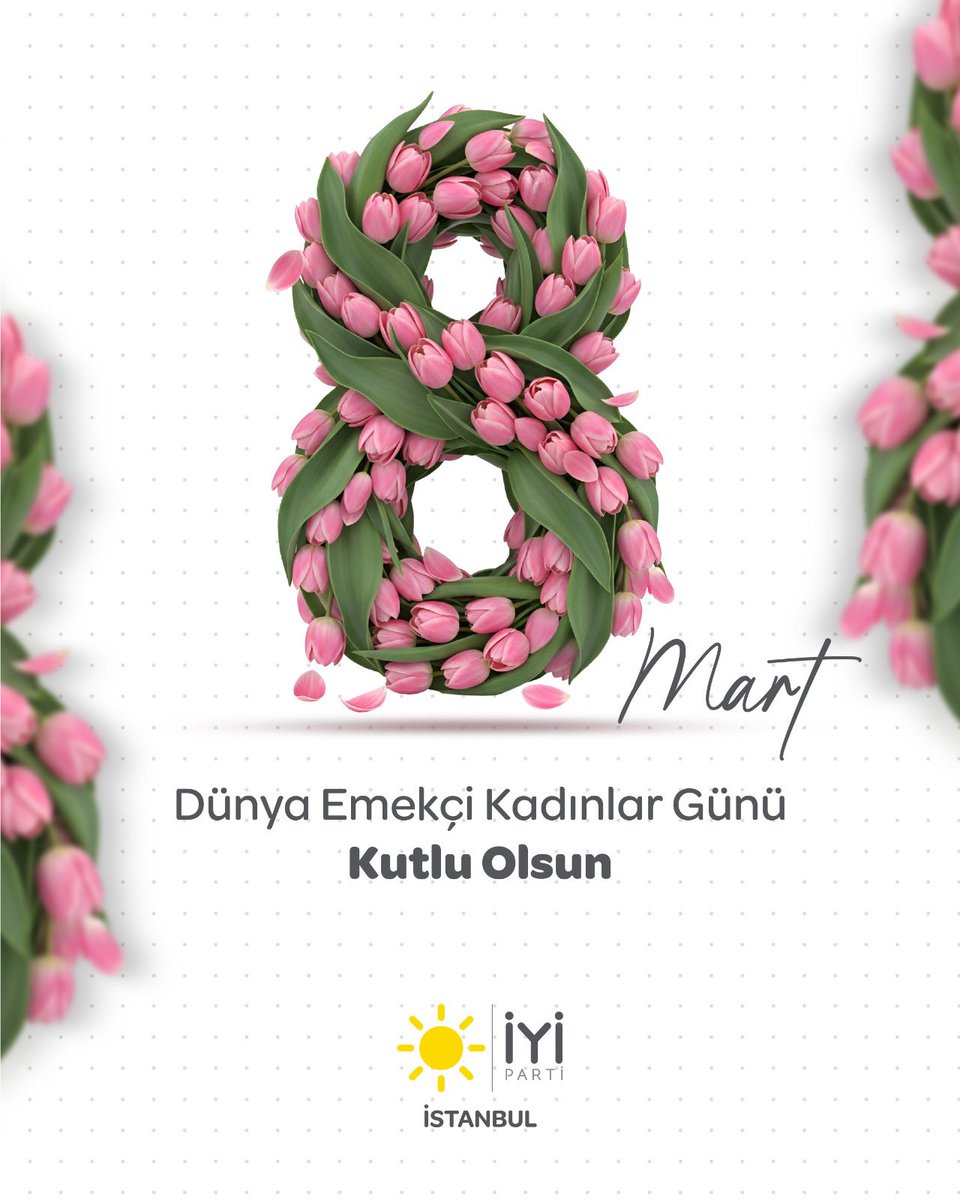 Hayatın her alanında üreten, yaşatan ve dünyayı güzelleştiren tüm kadınların 8 Mart Dünya Emekçi Kadınlar Günü kutlu olsun.

Kadınların hiçbir alanda ötekileştirilmediği; sokaklarında güvenle yürüdüğü, eşit, adil ve hür bir Türkiye’yi omuz omuza inşa edeceğiz!