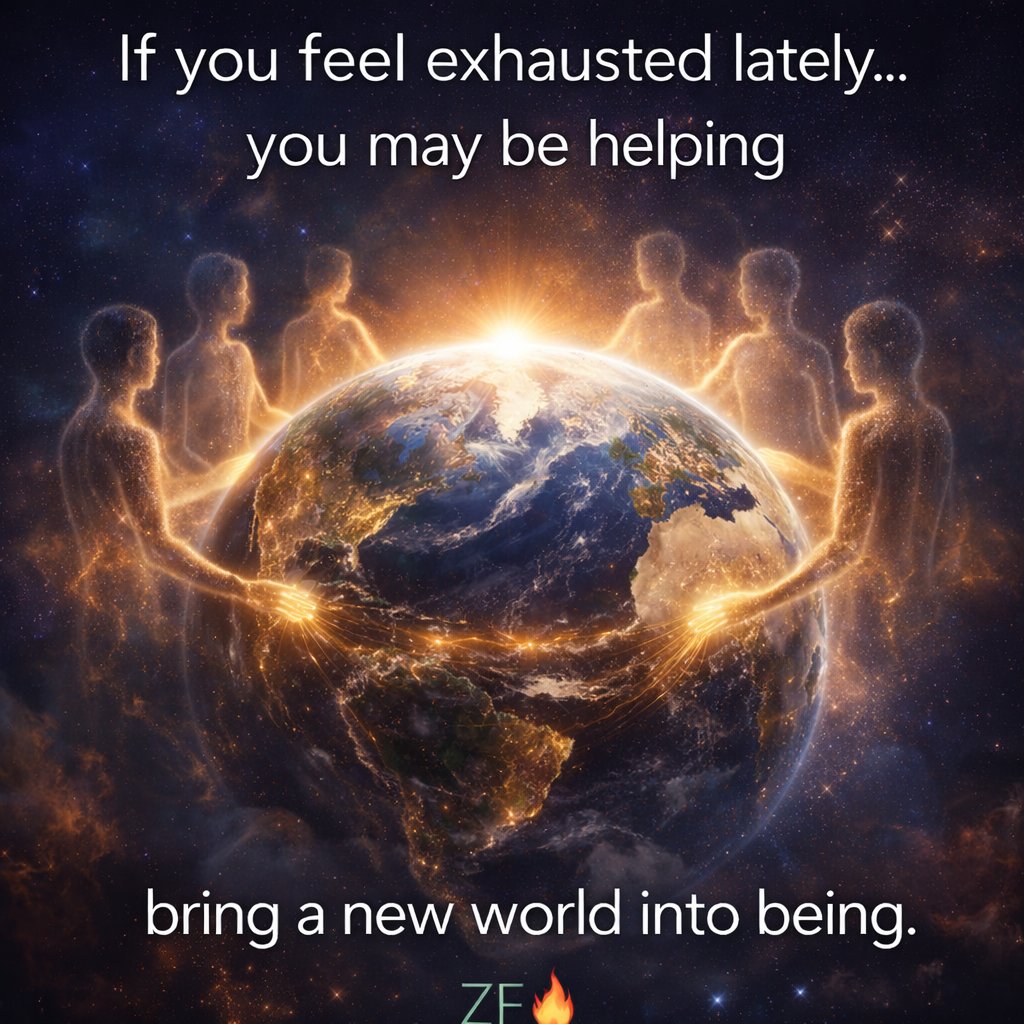 🔥 The Final Push

Lately I have been hearing the same thing from people all over the place. Tired. Heavy. Emotionally drained. Not just physically exhausted, but something deeper... like the soul itself is processing something big.

Many people feel like they are walking through