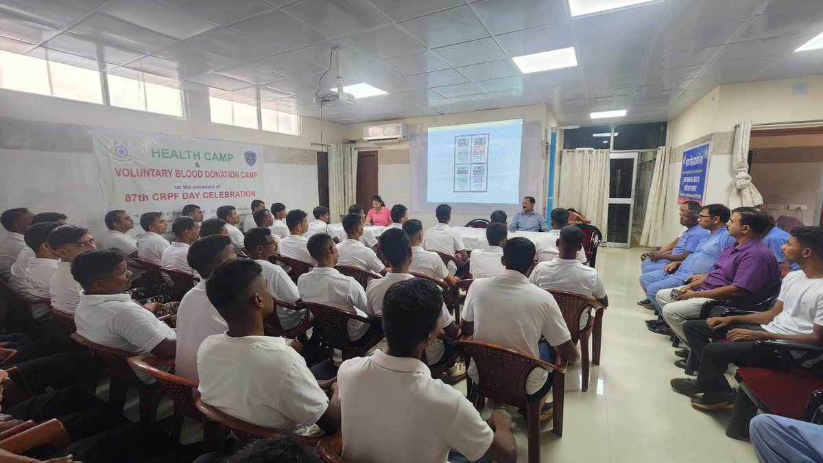BbsrCh's tweet photo. On the occasion of the 87th CRPF Day,  an anti-drug awareness programme on prevention of substance abuse was conducted by #CHBBSR, followed by an interactive discussion with participants. https://t.co/LliTwXeTDJ