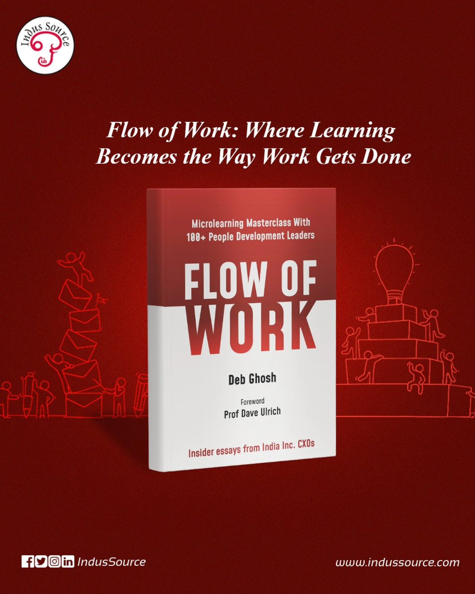 📘 Flow of Work by Deb Ghosh

What if learning happened within work, every day?
Featuring insights from 100+ people leaders and a foreword by Dave Ulrich, this book shows how organizations embed learning into daily workflows.

Get your copy: indussource.com/products/flow-…