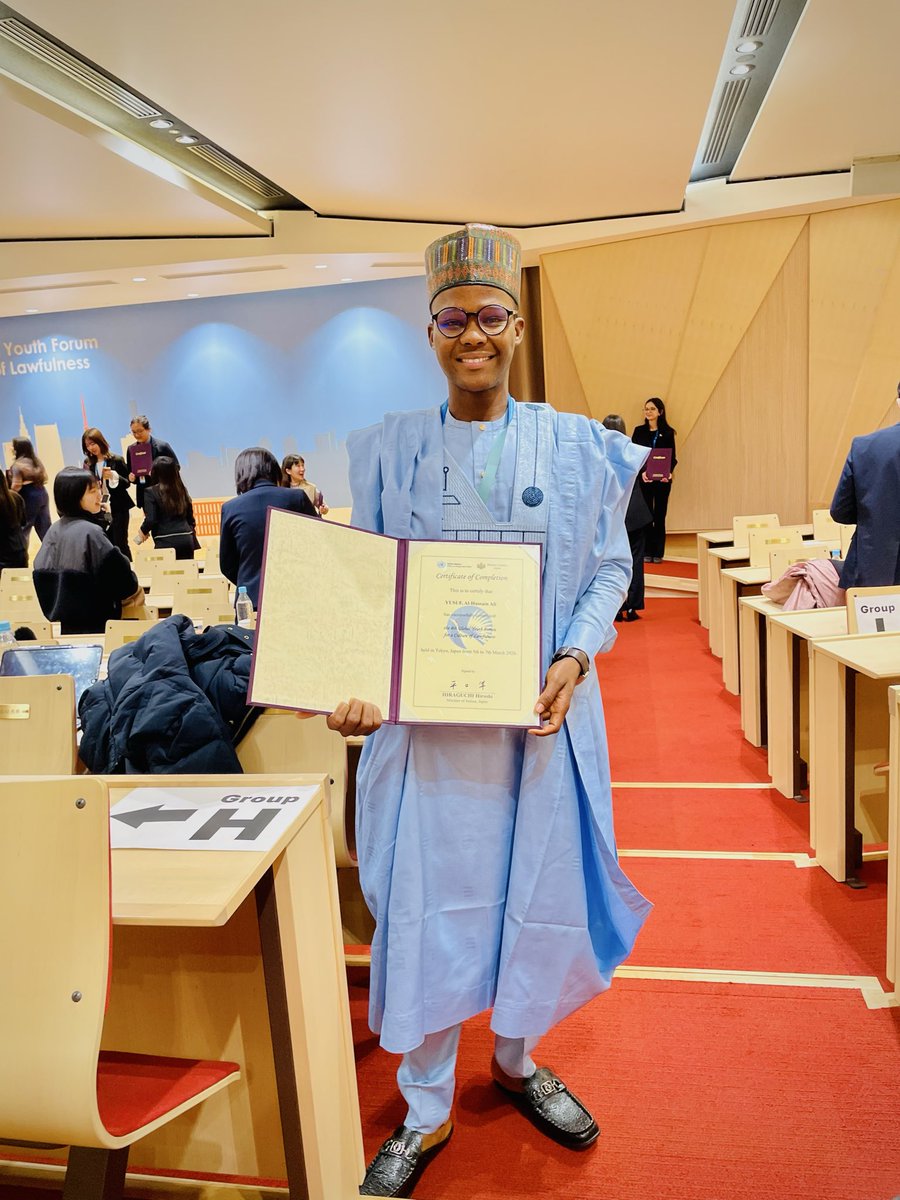 thwonderspeaker's tweet photo. From Borno to Tokyo🇳🇬🇯🇵📍
Over the past days in Tokyo, Japan, young leaders from across the world came together to engage in honest and critical conversations about justice, reintegration and the role of youth and communities in preventing reoffendingbthrough social reintegration https://t.co/wP2DRQ7Gag