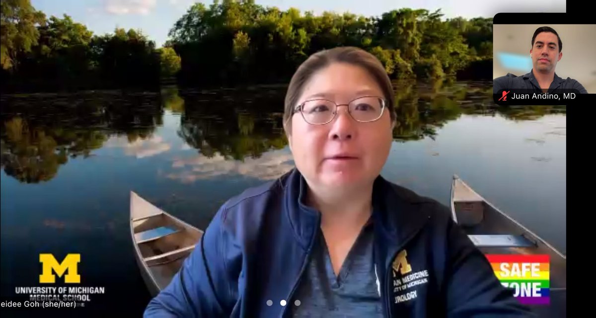 JuanJAndino's tweet image. Another #MUA (Michigan Urology Academy) in the books. Kudos to Dr Goh and Michigan team for continuing virtual program to reach a large audience of med students 

Good to see friends, colleagues, mentors and future generation of #urologists 

#mua26