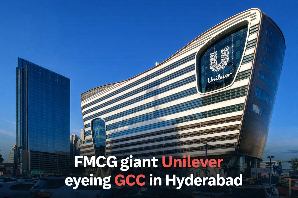 Hyderabad1st's tweet image. FMCG giant @Unilever to setup GCC in Hyderabad.

With global majors like McDonald’s, Heineken and Costco already running GCCs here, Hyderabad continues to strengthen its position as a global operations hub.

#Hyderabad  #GlobalBusiness