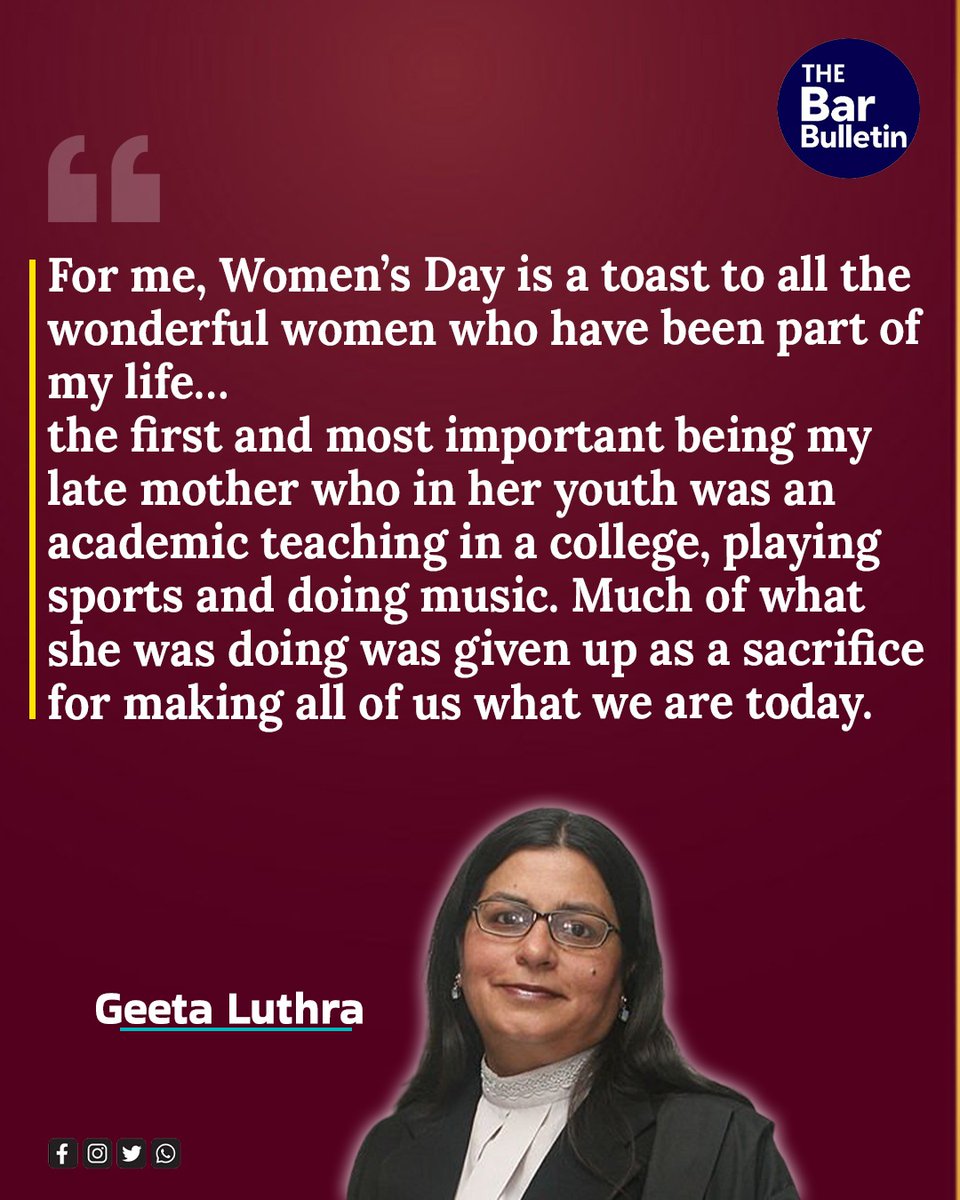 thebarbulletin's tweet image. International Women’s Day: Celebrating the Women Who Shape Justice, Courage and Change

Read More Here- thebarbulletin.com/international-…

#WomensDay2026 #BreakTheBias #GenderEquality #InternationalWomensDay #LegalFraternity #WomenAdvocates #WomenEmpowerment #WomenInCourts