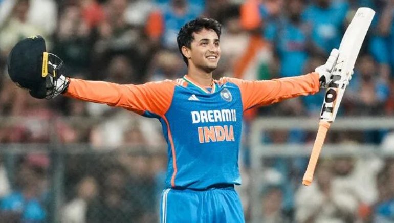 Im_IrushiK's tweet photo. Predict Abhishek Sharma's runs in the finals against New Zealand. Correct one will get ₹3000 paytm. 

[Note :  Must Like, Retweet &amp; follow Me] https://t.co/z324a7s2dl