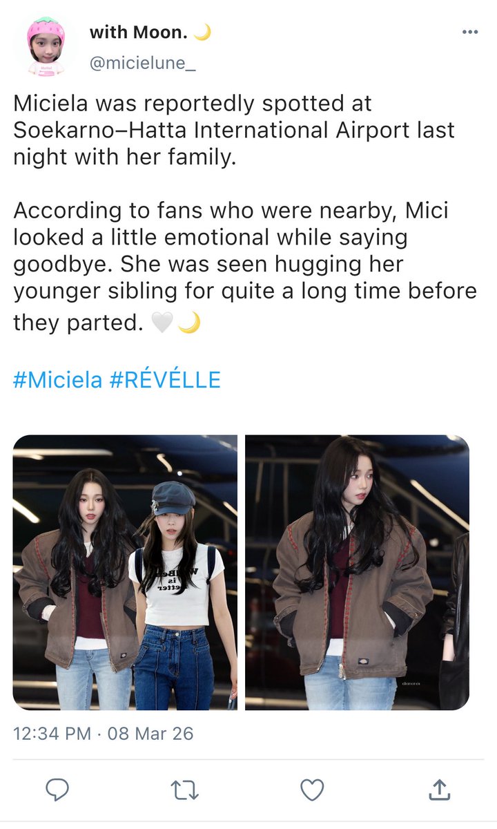 ‎𓏲ּ𝄢 조예림 Miciela. tweet media