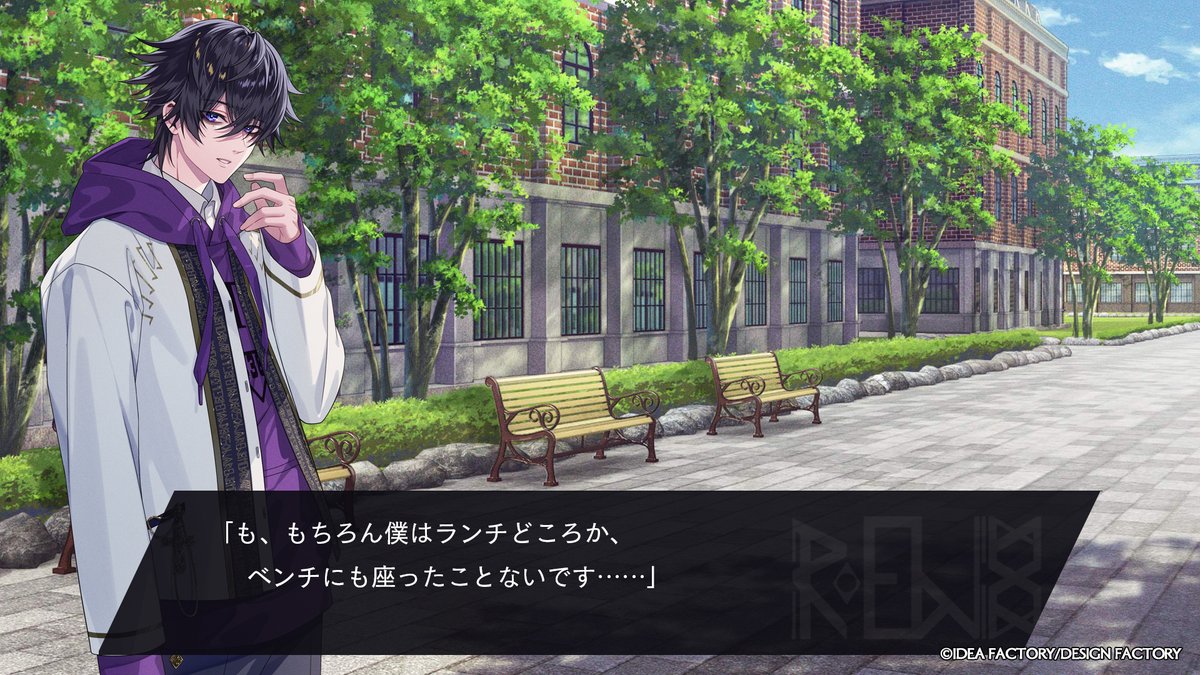 🆂🅲🅷🅾🅾🅻

✦マレニス高校　中庭

氷鉋 テラ
「い、１軍の人たちが、そこのベンチでよくお昼ご飯を食べてるイメージ……」

#サリライ　#オトメイト