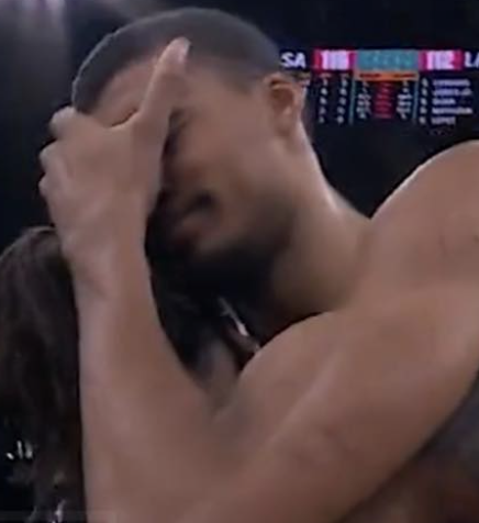 Patrick Beverley cried after advancing in the Play-In:
"Overreacting!" 

Wemby cried after a regular-season win:
"That's love for the game."