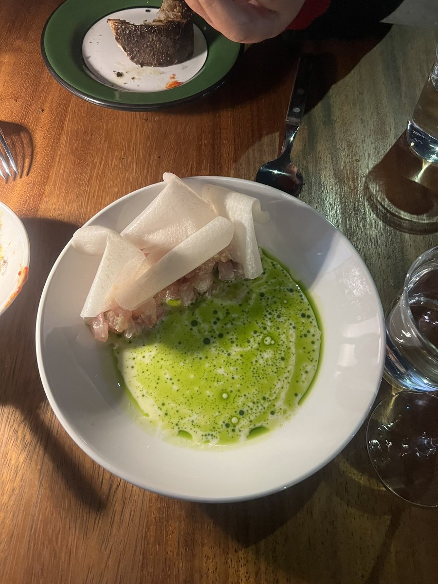 AndrewStellar's tweet photo. Dinner at @SQIRLLA is lovely. Also, thinking about brining all my food posts back to Twitter. https://t.co/RLAmd8v6GD