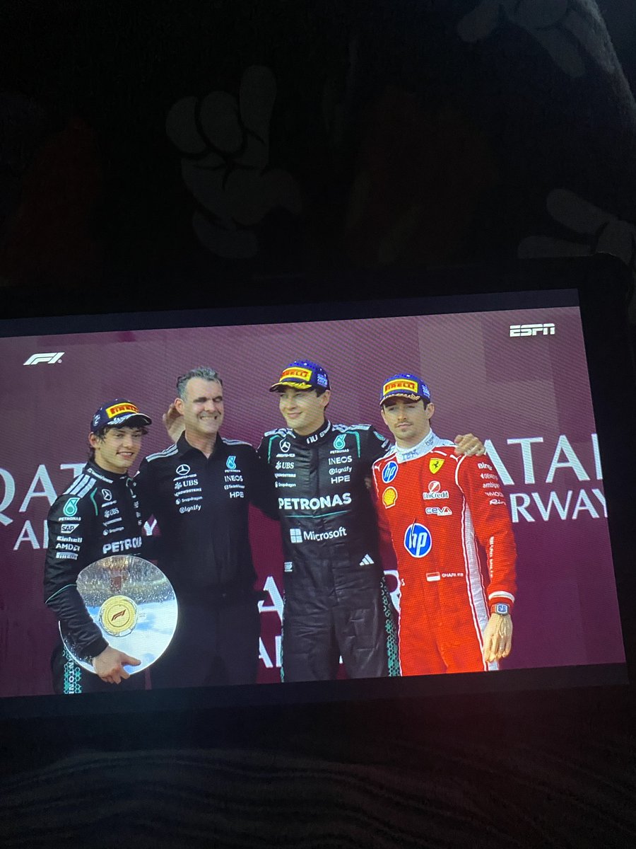 Grande charles haciendo podio,vamos por mas