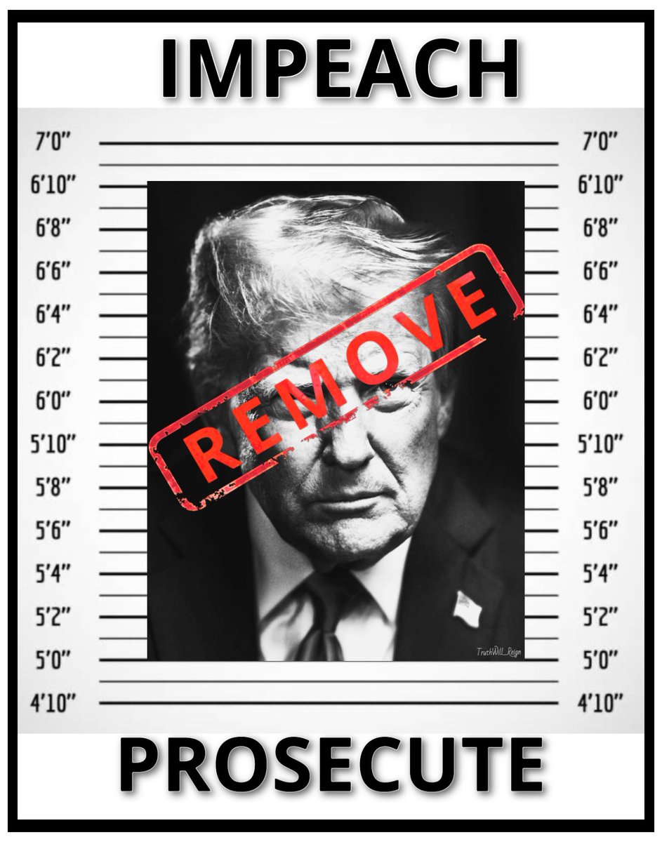 TruthWill_Reign's tweet photo. IMPEACH
REMOVE
PROSECUTE

pass it on https://t.co/w1ezC1T5Rm