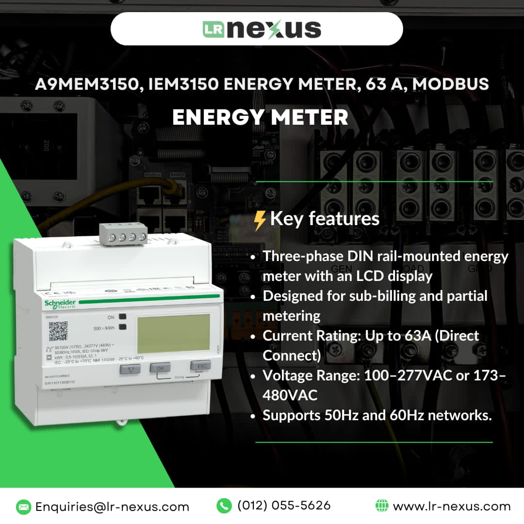 SthembiD's tweet image. Reliable power starts with reliable components. ⚡
At LrNexus, every product is selected with performance, durability, and safety in mind.

Discover the difference today: lr-nexus.com
#TrustedQuality #LrNexus