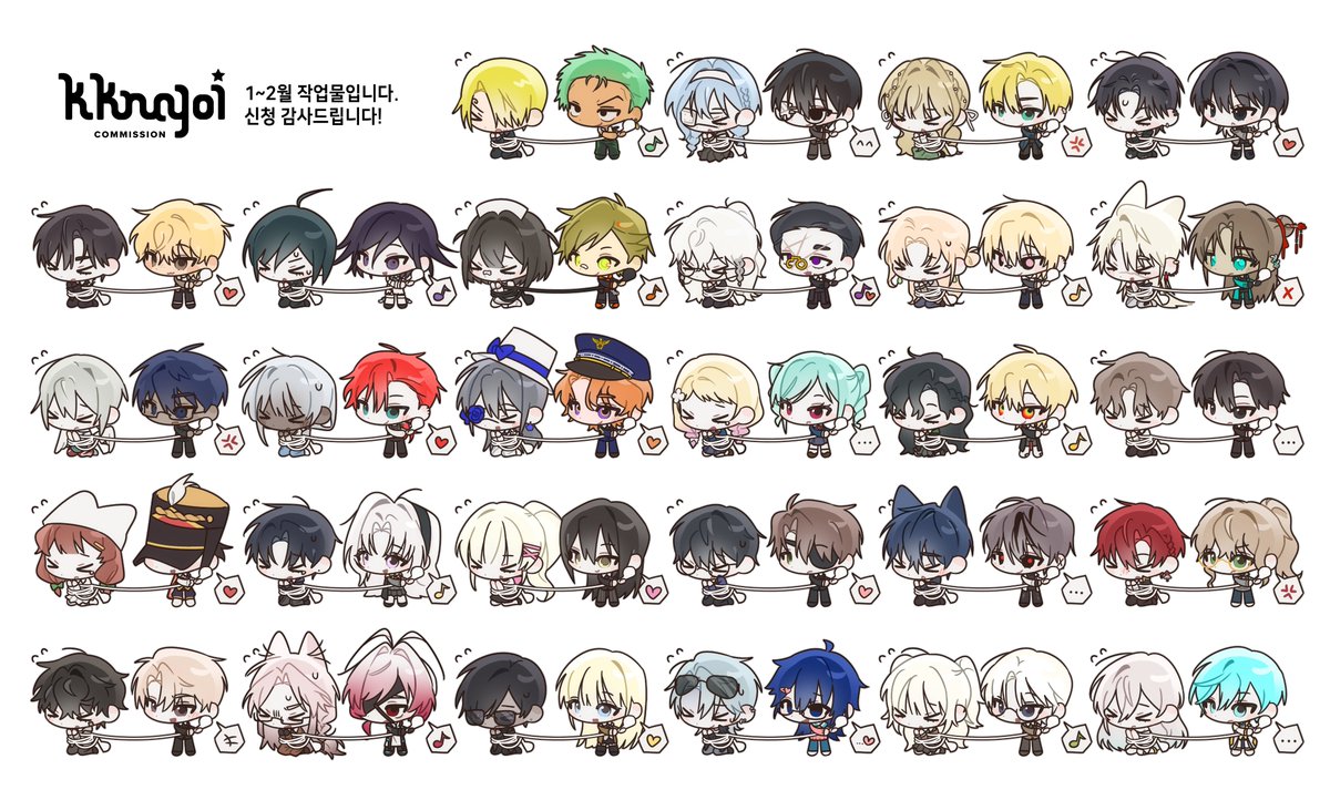 kknuyoi's tweet photo. 1~2월간 작업했던 구루구루 타입입니다. 신청 감사합니다! https://t.co/eJHFvMdMwm