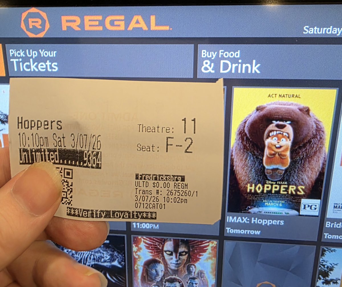 therarereferee's tweet image. This viewing will be my #32nd 2026 theater movie viewing of 2026 in 2026.

(My Movie count before this: 170 in 2025, 147 in 2024, 120 in 2023. 80 in 2022.141 in 2019. 135 in 2018.107 in 2017.)

Don't forget to check out my IG page with more precise movie check-ins: Ig@rarereferee