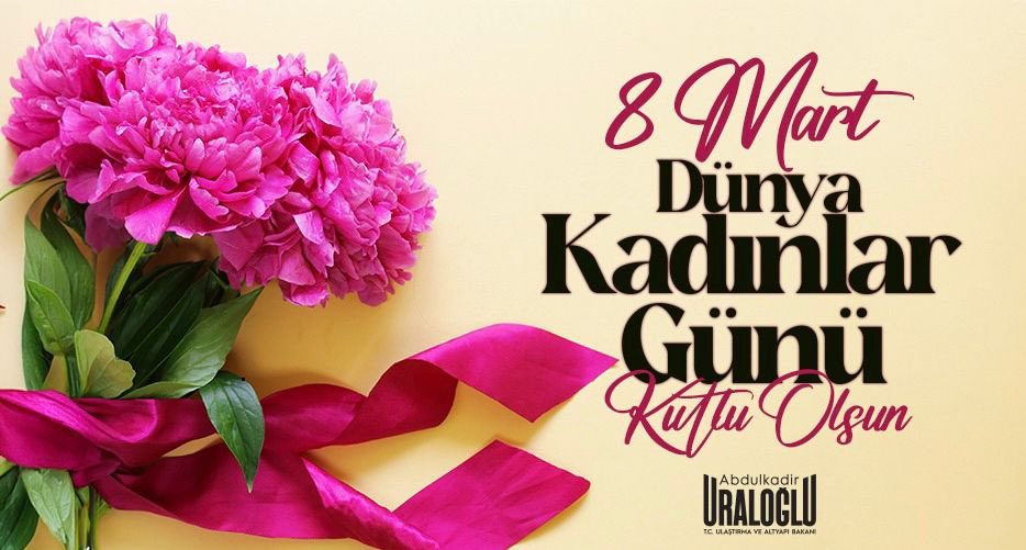 Hayatın her alanında emeği, azmi ve üretkenliğiyle ülkemize değer katan tüm kadınların 8 Mart Dünya Kadınlar Günü’nü kutluyorum.

Güçlü Türkiye yolculuğumuzda alın teriyle, bilgisiyle ve fedakârlığıyla katkı sunan kadınların varlığı en büyük gücümüzdür. 🌷
