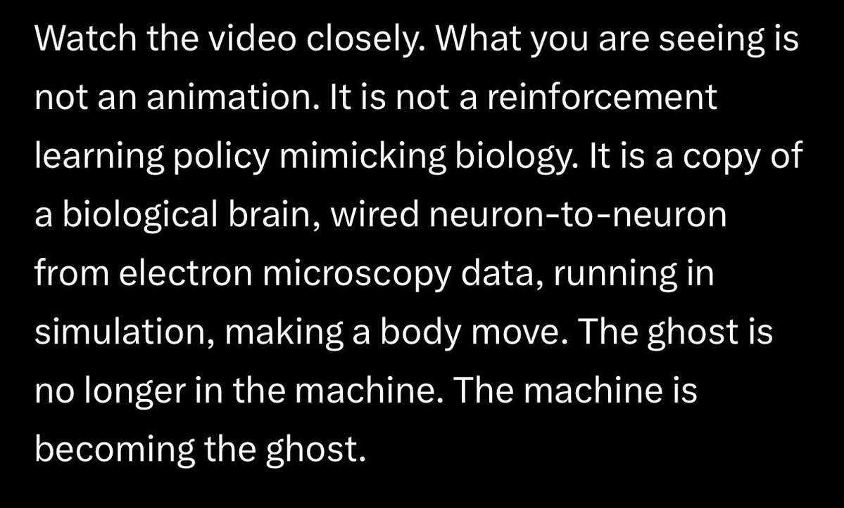 cube_flipper's tweet image. "predicted motor behaviour at 95% accuracy" is doing some very heavy lifting here, they only studied whether stimulating a particular neuron would cause rostrum (mouthpiece) lifting. it says nothing about walking, i think the embodied walking demo is misleading