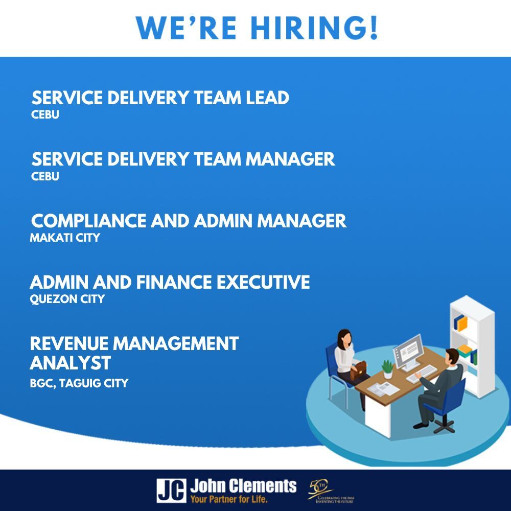 johnclementsph's tweet image. ✨ Your next career opportunity could be here.

Whether you're looking to grow your career or take on a new challenge, there might be a role for you.

🔗 View in our Bio!

#NowHiring #HiringPH #JobOpportunities #CareerGrowth #JobAlert