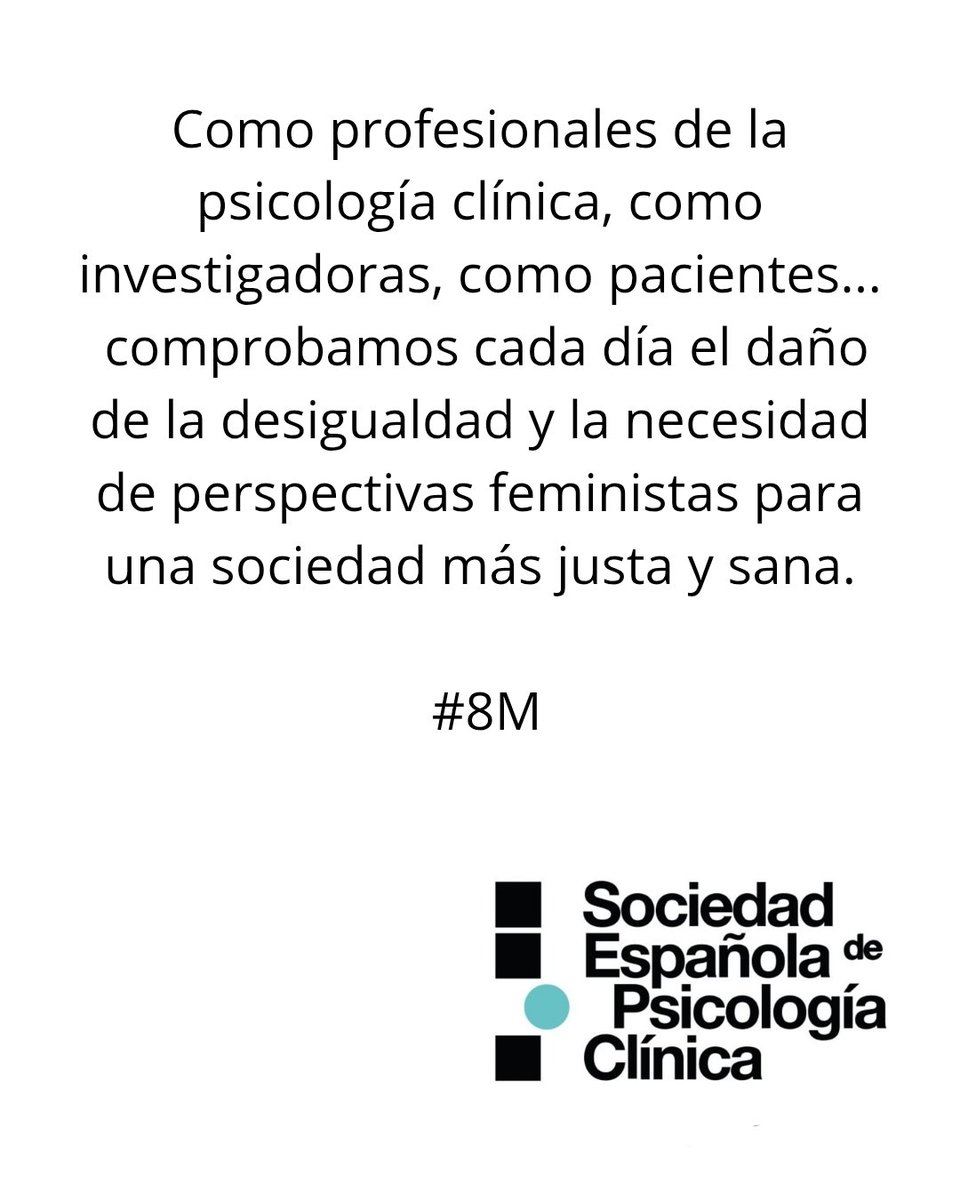 Sociedad Española de Psicología Clínica tweet media