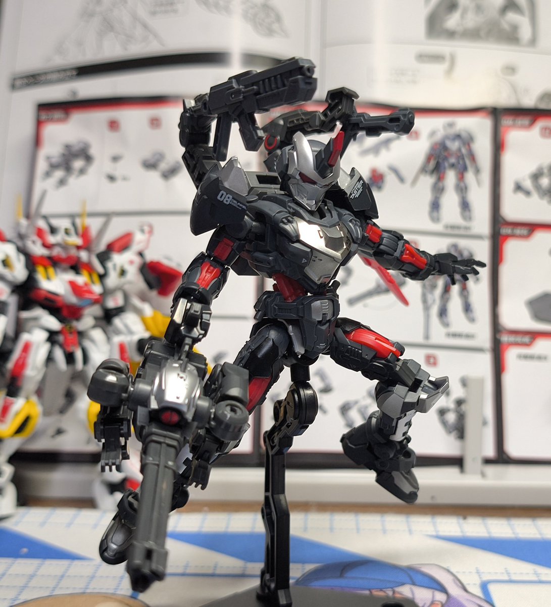 puchimablue's tweet photo. タスティル完成
こいつは凄い
元のキットにあったギミックをかなり再現してる
二の腕のロールがないのが惜しいくらいで抜群のプレイバリューですな
#SEMBO
#HEMOXIAN https://t.co/pplXdcEP0v