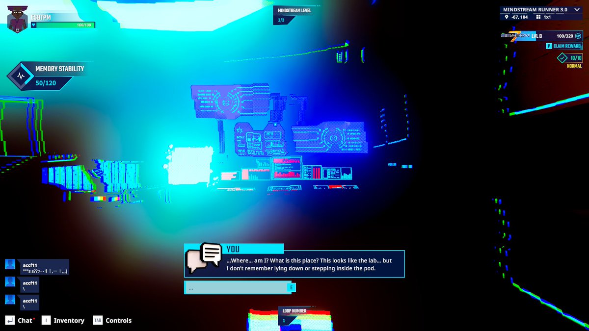 Blue memory cube got me seeing things in The Sandbox Season 7… screenshot captured. <a href="/TheSandboxGame/">The Sandbox</a>  tsbga.me/TheSandbox #Season7