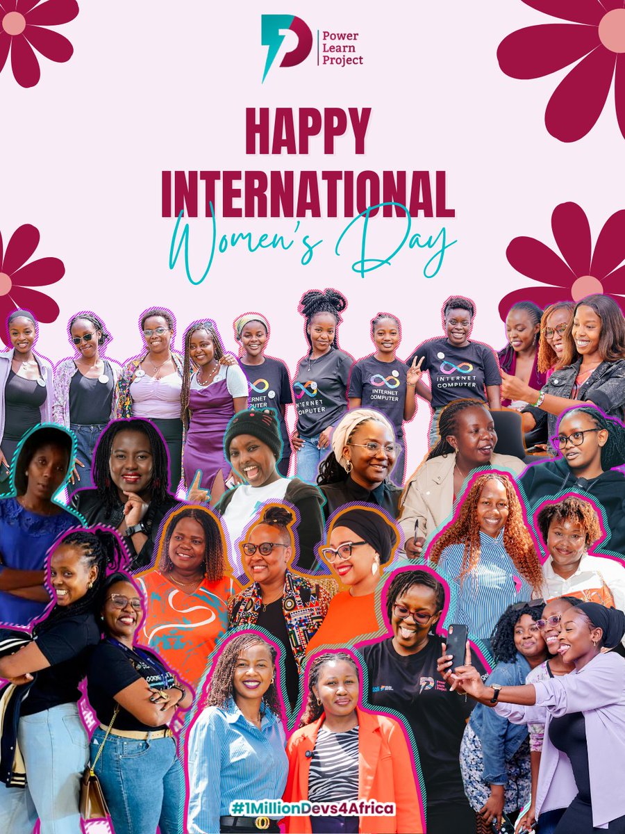 PLPAfrica's tweet photo. Today , we celebrate women who dared to dream, try, and start, not just to exist in the room, but to change it.
At Power Learn Project, we see women shaping Africa’s digital future.
Happy International Women’s Day. 

#InternationalWomensDay #WomenInTech #PowerLearnProject https://t.co/eOz5ikwB0H