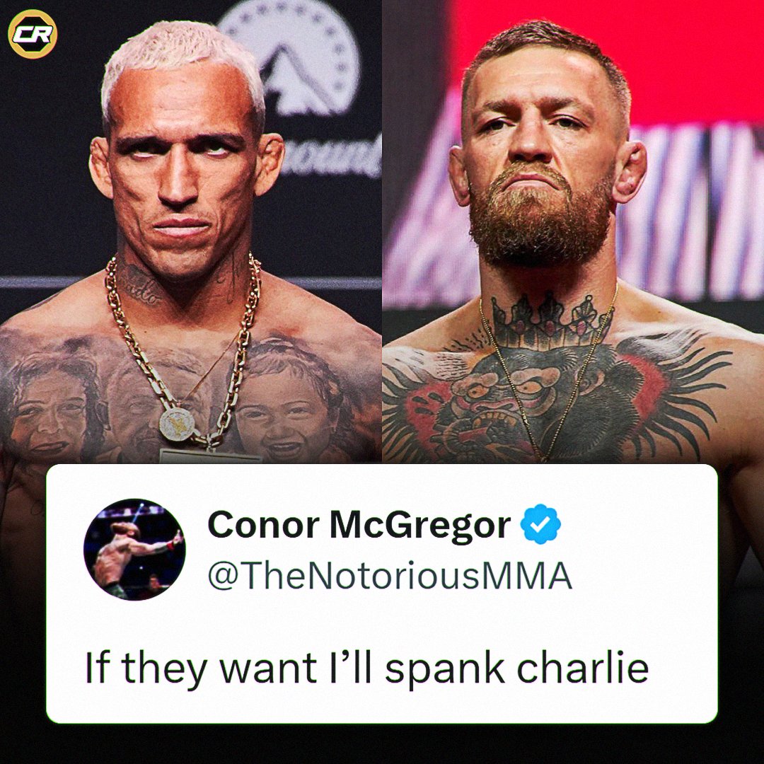ChampRDS's tweet image. Conor McGregor is down to fight Charles Oliveira next 👀 #UFC326