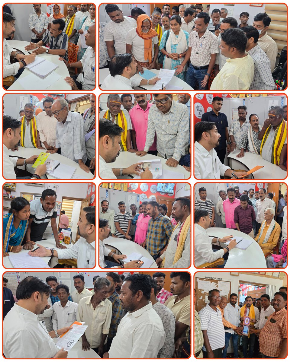 irasisacharya's tweet photo. ମୋର ବିଧାନସଭାର ଭଟଲି କାର୍ଯ୍ୟାଳୟ ଠାରେ ଆଜିର ଜନଶୁଣାଣୀ ll

#grievances #PublicHearing 
#partyoffice #BJP4IND 
#BhatliConstituency 
#179days https://t.co/Wsutw7F4TV