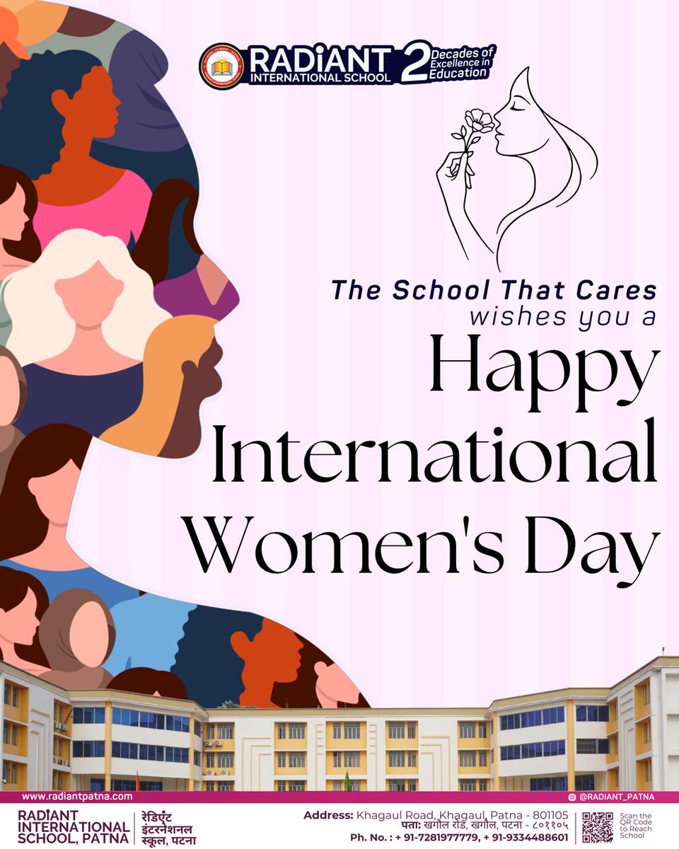 On International Women’s Day, we celebrate the strength, compassion, and resilience of women who inspire and uplift every day.

A reminder to every woman to take time for herself, share, learn, grow, and shine.

Happy Women’s Day! 🌸
#TheSchoolthatCares