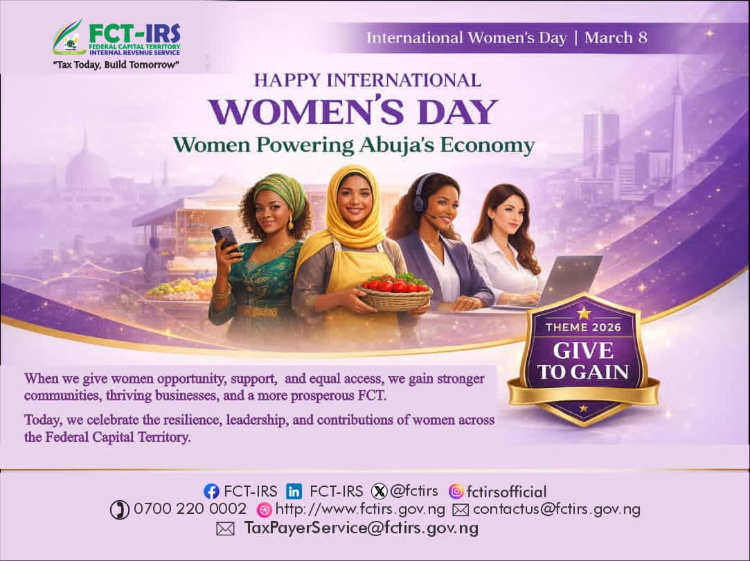 Federal Capital Territory Internal Revenue Service tweet media