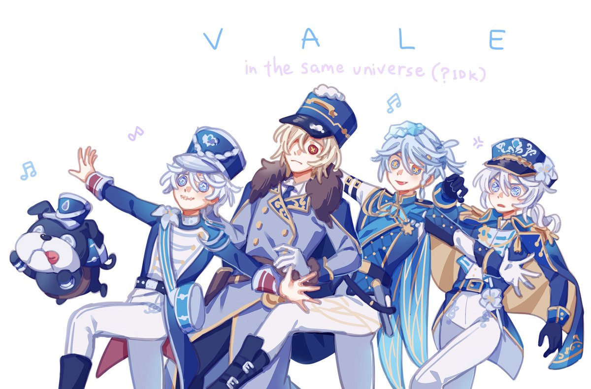 VALE in blue 💙❄️
(but let's all wear hats and not tell Luca)
#IdentityV