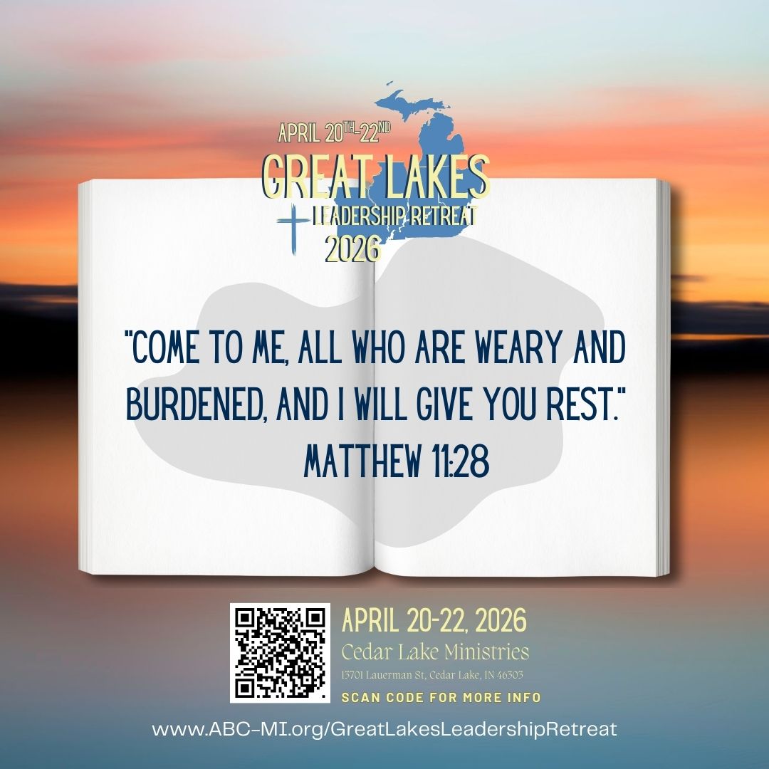 ABCofOhio's tweet photo. This retreat centers around the truth that leaders are not machines — you were made to lead from rest.

✨ Come be renewed.

📍Great Lakes Leadership Retreat 
April 20–22 | Cedar Lake Ministries

More Info - https://t.co/5R8wu5FV64 https://t.co/DTZJ46wNaE