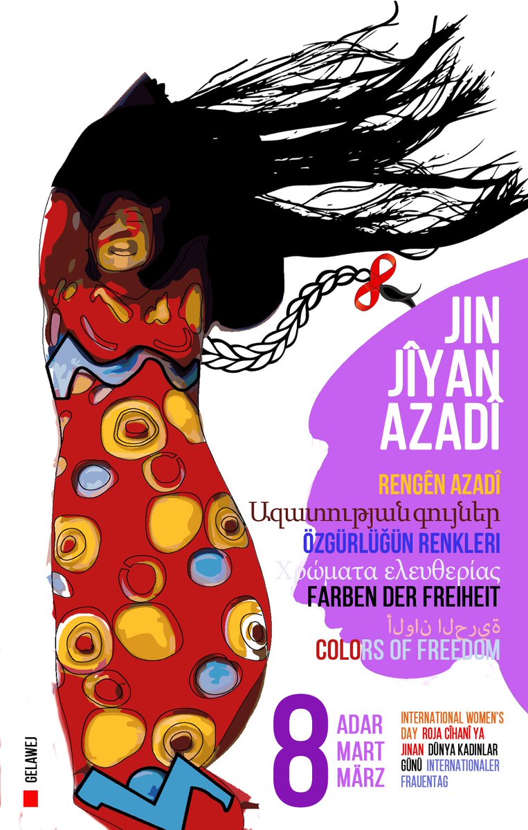 #JinJiyanAzadi #JinJiyanAzadî #8MartEmekçiKadınlarınGünü