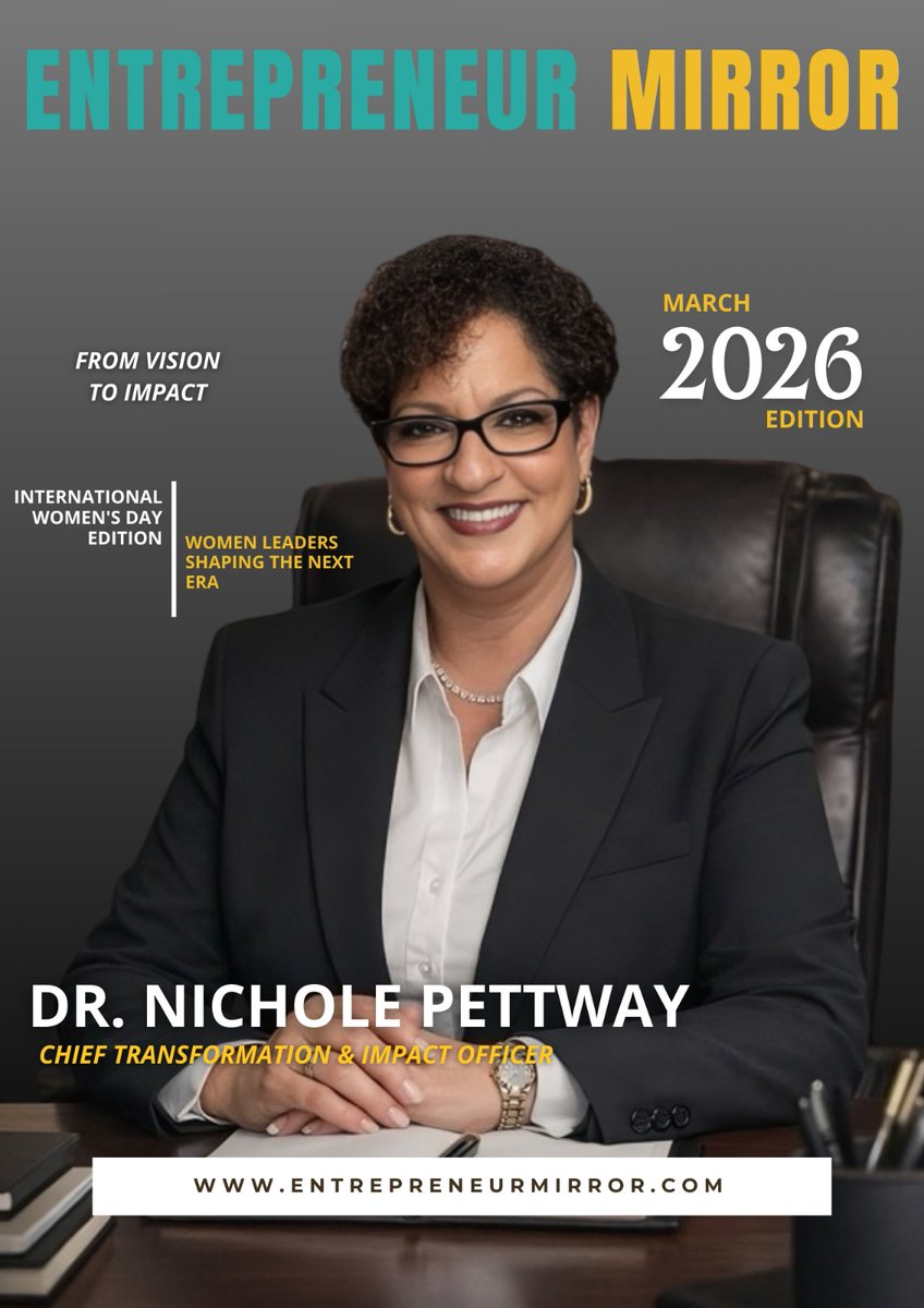 Turning setbacks into structured success. 💡✨
Meet Dr. Nichole Pettway featured by Entrepreneur Mirror.

Read more: entrepreneurmirror.com/top-women-lead…

#InternationalWomensDay #WomenInLeadership