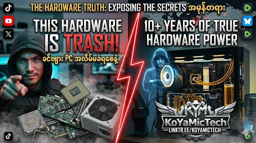 KoYaMicTech's tweet photo. "TikTok tried to kill the Truth. 🛡️ Hey @elonmusk & @LinusTech, I'm bringing the Hardware Secrets to X. We need 'Tech Equality' for all creators. Let’s show them that the Truth can't be silenced! ⚡️⚖️ #TechEqual #FreeSpeech #KoYaMicTech" https://t.co/BWPIUeAwKg