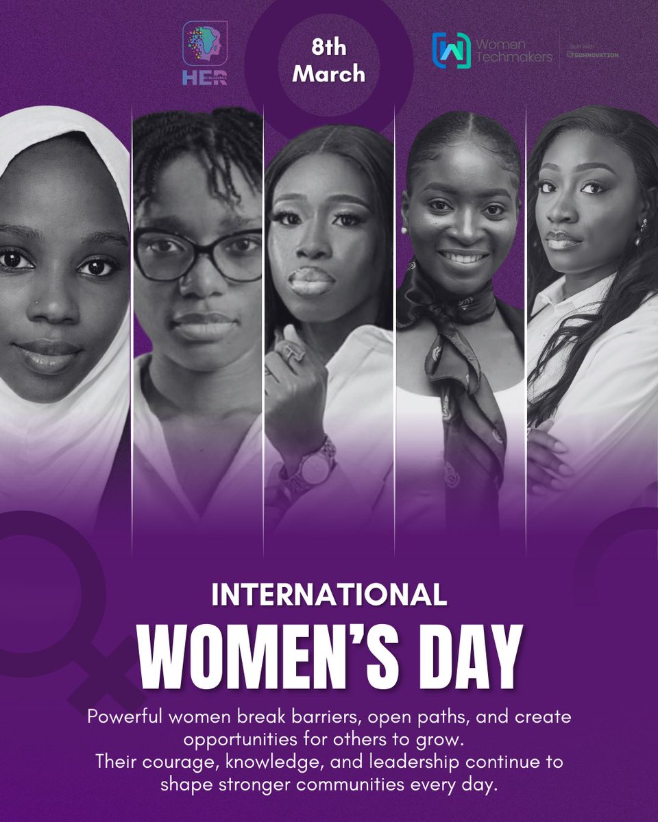 HERintelligenc's tweet photo. Happy International Women’s Day to women breaking patterns!

#HERIntelligence
#WomenInTech
#GirlsInAI
#breakthebarrier 
#internationalwomensday https://t.co/XY1sPkdoQD