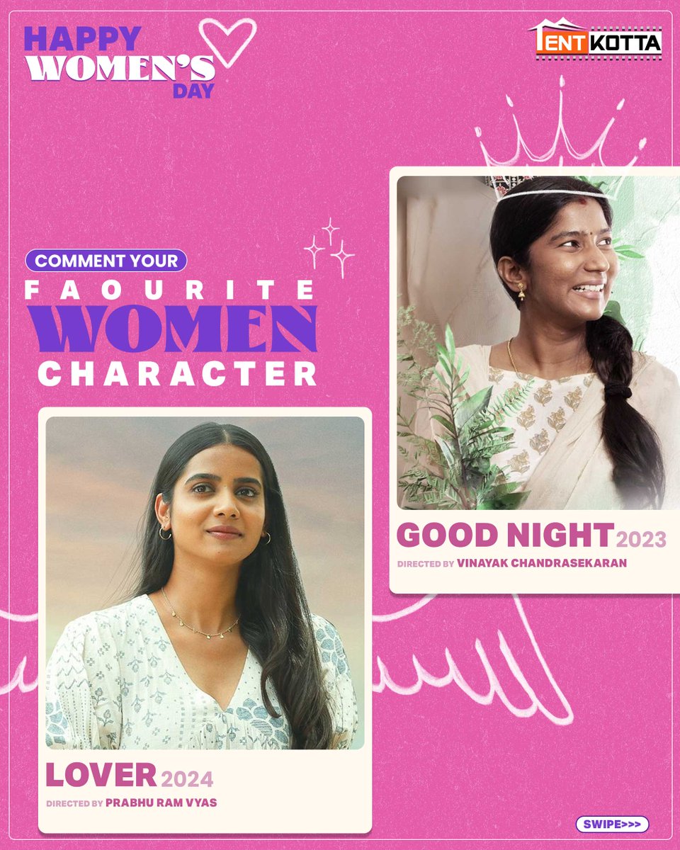 Tentkotta's tweet photo. Celebrating the strength, grace, and brilliance of every woman.
Happy Women’s Day! 🌸✨

#WomensDay #HappyWomensDay #WomensDay2026 #InternationalWomensDay #Tentkotta #Streaming #TentkottaOTT #TentkottaVibes https://t.co/Rmr8TXnyon