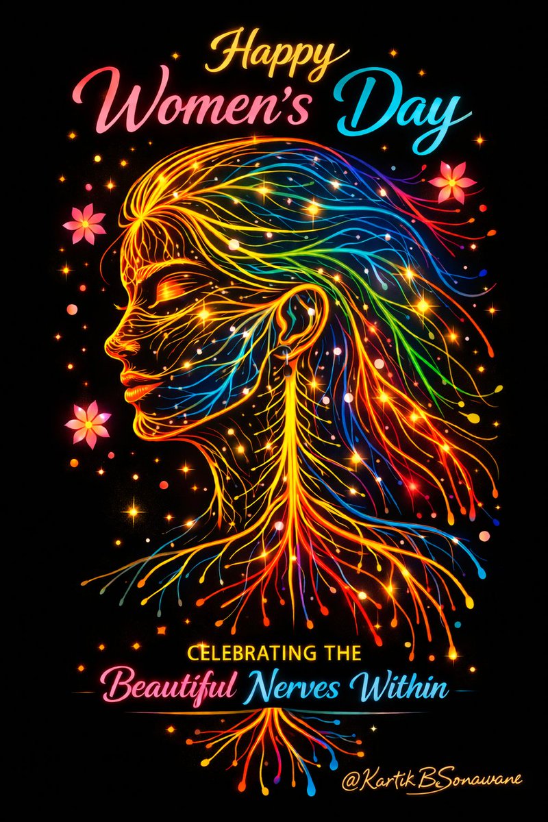 KartikBSonawane's tweet photo. Happy Women’s Day to the Beauties Within Us
#HappyWomensDay #BeautifulNervesWithin #SpinalNerves #RegionalAnesthesia #AnatomyArt #NeuralBeauty #WomenInScience #WomenInMedicine #NerveWisdom
#NerveBlocks
Today, on International Women’s Day, I pause not only to celebrate the inspiring women around us, but also the silent beauties within the human body that guide our hands every day in regional anesthesia.
Yes… the NERVES.
Graceful, powerful, and essential, much like the women we honor today.
🌸 The Cervical Queens (C1–C8)
At the top of the neural kingdom stand the cervical nerves - delicate yet decisive.
They orchestrate the movements of the neck and shoulders with elegance.
Among them, the Brachial Plexus daughters (musculocutaneous, median, ulnar, and radial) carry strength to the upper limb.
Every time we perform an interscalene or supraclavicular block, we witness their beauty unfold.
Silent pathways, yet powerful storytellers of sensation and motion.
🌸 The Thoracic Guardians (T1–T12)
Lined gracefully between ribs, the thoracic nerves walk with discipline and symmetry.
The ICNs glide beneath each rib like pearls on a string, protecting the chest wall and whispering sensation to the skin.
They teach us precision, reminding every regional anesthesiologist that beauty often lies in simplicity and alignment.
🌸 The Lumbar Elegance (L1–L4)
Deep within the psoas lies the refined lumbar plexus, quietly shaping the sensory map of the lower abdomen and thigh.
The Femoral Nerve, bold and dependable.
The Lateral Femoral Cutaneous Nerve, subtle yet distinctive.
The Obturator Nerve, hidden but crucial.
Every femoral triangle or adductor canal block reveals their coordinated elegance.
🌸 The Sacral Powerhouses (L4–S4)
And then comes the most majestic of them all - the Sacral Plexus.
Here lives the Sciatic Nerve, the longest and perhaps the most charismatic nerve in the body.
From the pelvis to the foot, she travels with authority, dividing gracefully into tibial and common peroneal branches - guiding movement, sensation, and balance.
Every sciatic block is a tribute to this remarkable neural queen.
🌸 The Central Empress: Spinal Cord
Above them all stands the spinal cord, the empress who connects every peripheral beauty to the brain.
Through her segments arise these elegant spinal nerves - each carrying life’s messages with remarkable fidelity.
✨ To the nerves that guide our needles, define our blocks, and illuminate the art of RA
"Happy Women’s Day".
Like the women we celebrate today,
they are strong, graceful, indispensable, and beautifully interconnected.
Saluting the silent beauties within us.
Happy Women’s Day. 🌸
Download this clickable link PDF,
https://t.co/374Kkf05OB