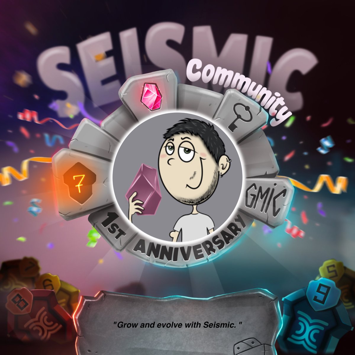 🎊 It’s been a fantastic journey that has lasted a whole year.

New connections, bright emotions, skill growth, joy and disappointment, support, ups and downs — we’ve experienced it all together

But the most important thing is that ** <a href="/SeismicSys/">Seismic</a> unites us**, and we keep moving