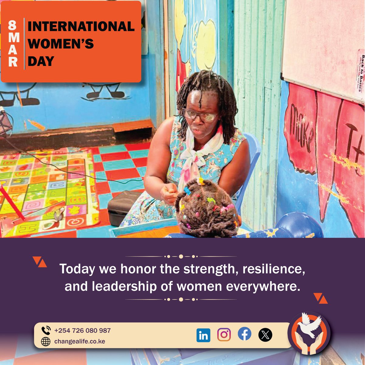 Change_Alife's tweet photo. In honor of International Women’s Day, we continue to support, offer opportunities, and empower women, because when women gain, communities grow. To partner with us, please visit https://t.co/dI6eEQ61N0.
#changealifetoday #EmpowerHerWellness #InternationalWomensDay2026 https://t.co/3fFZAy3s1M