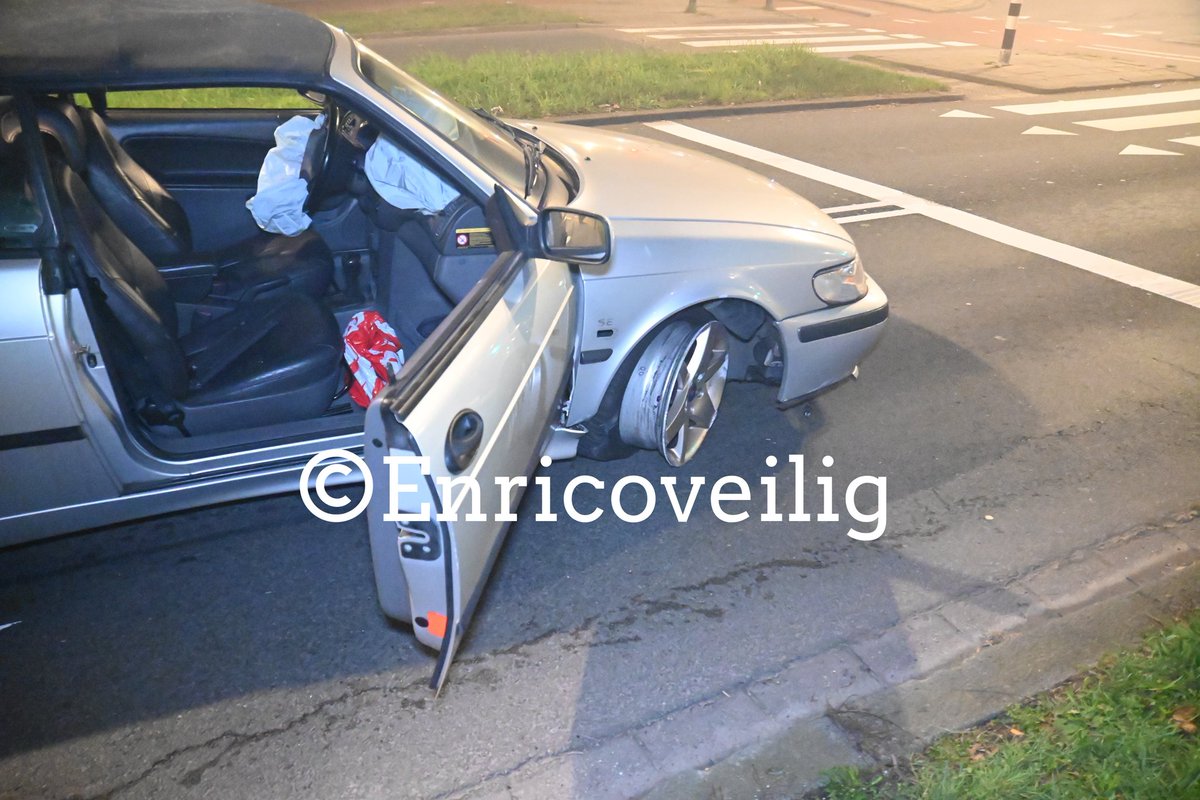 Bestuurder aangehouden na verlaten plaats ongeval