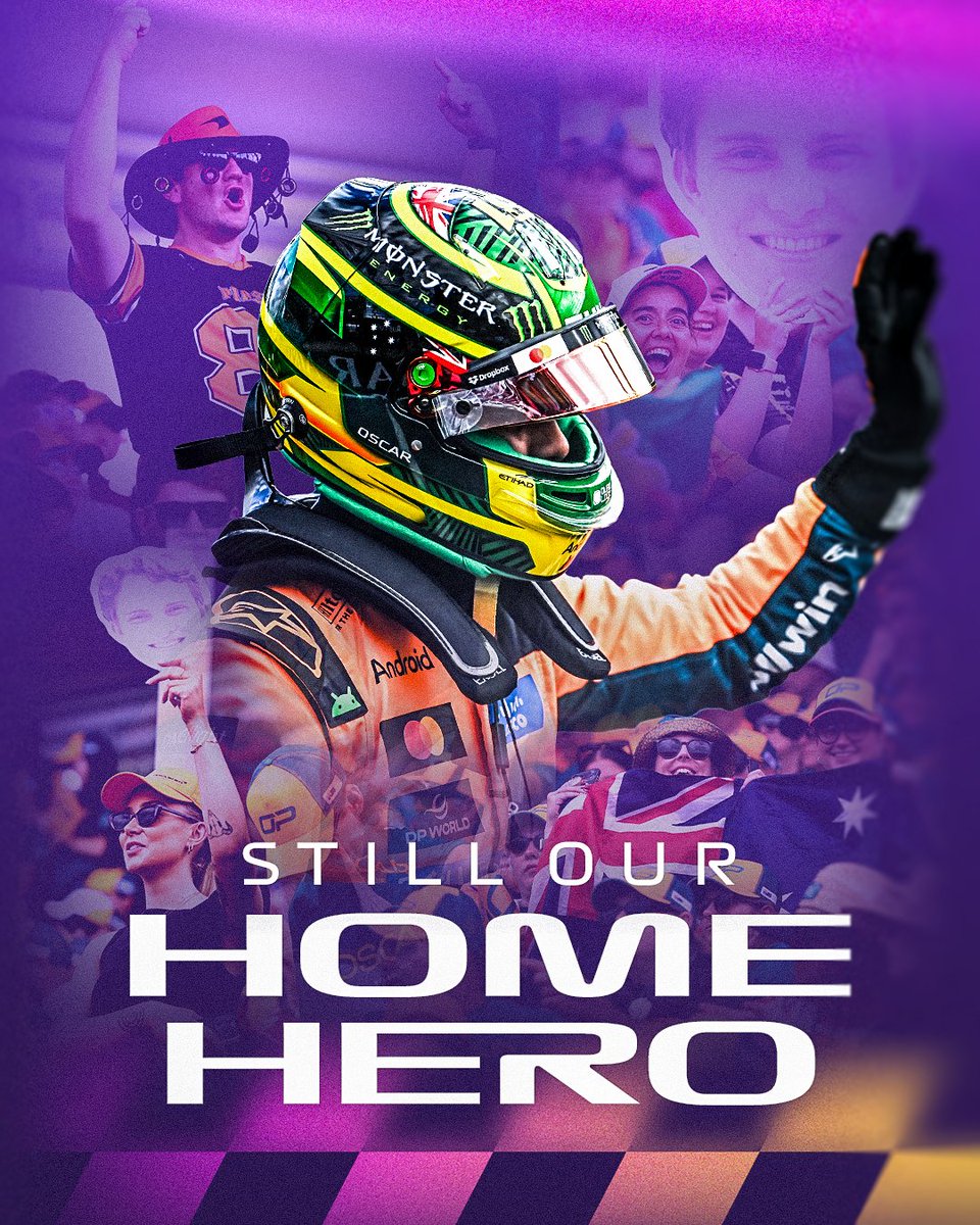 Australia is still proud of you no matter what <a href="/OscarPiastri/">Oscar Piastri</a>  💚💛

#AusGP #F1