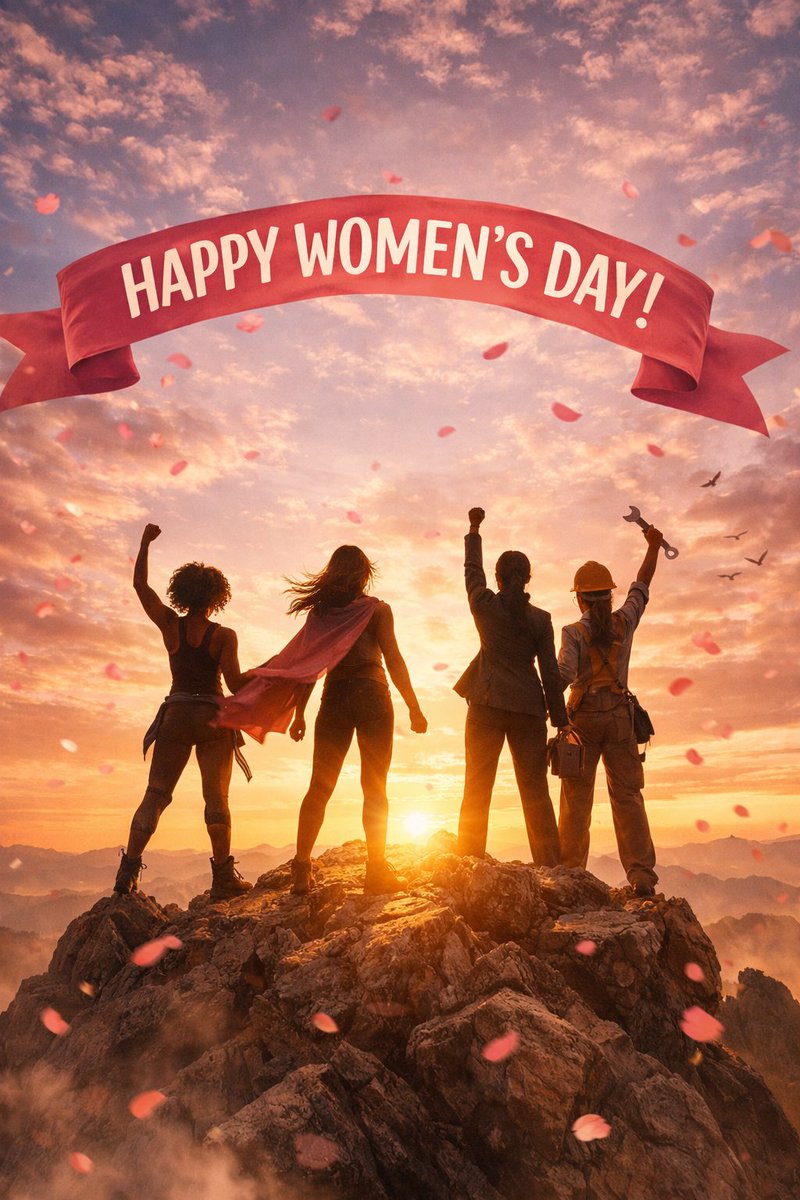 Behind every successful society, there are strong women 💪👑

#HappyWomensDay
